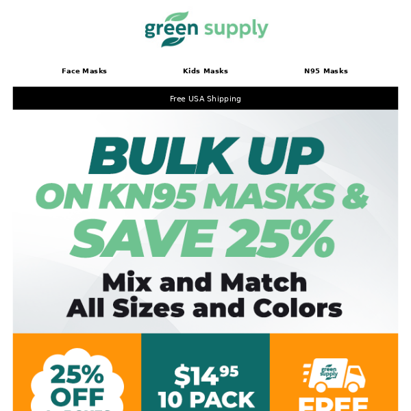 😷🆙Bulk Up and Save on KN95 Masks!