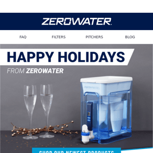 Happy Holidays from ZeroWater 🎉
