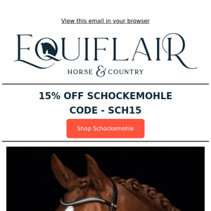 😍 15% off Schockemohle! 😍