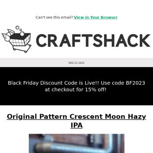 【New🍺】Original Pattern Crescent Moon Hazy IPA