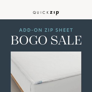 🎉 BOGO Zip Sheet Sale starts now! 🎉