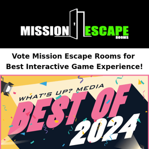 Have You Voted for MER as Maryland's Best Interactive Game Play Yet?