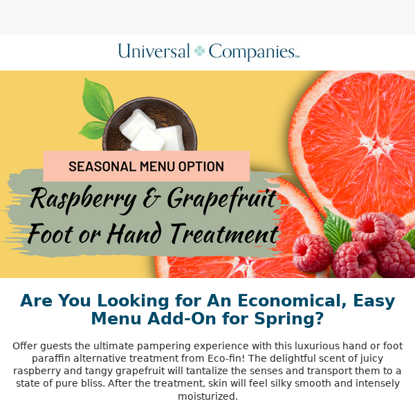 Try This Economical Menu Enhancement for Spring!