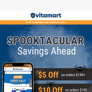 🎃 Spooktacular SITEWIDE savings up to $20 🎃