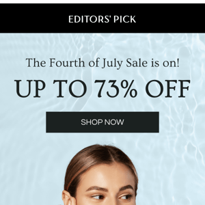 NEW DEALS: up to 73% OFF all beauty