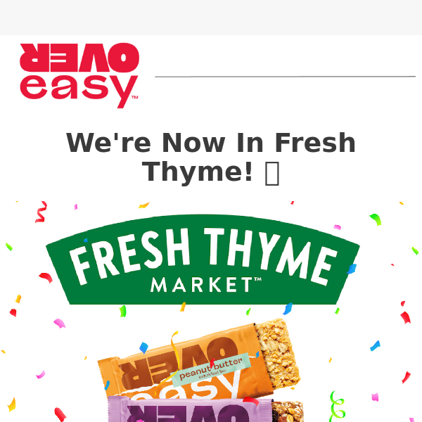 New Store Alert! ⚠️ Find us in Fresh Thyme Market