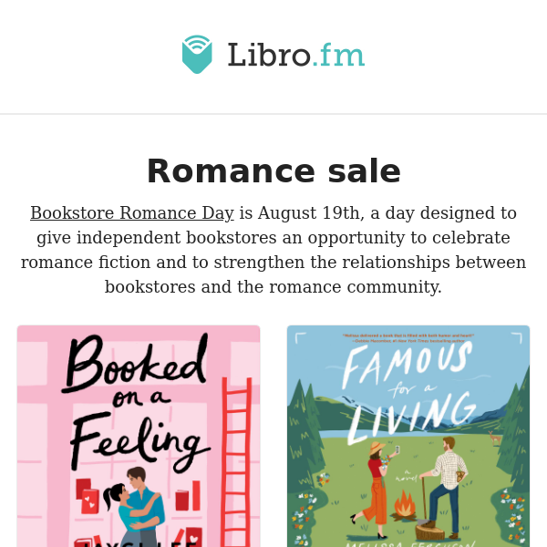 Romance Audiobook Sale 💕