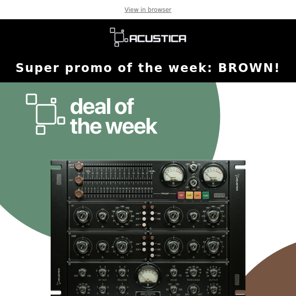 BROWN | Promo of the week!