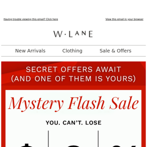 Biggest Mystery Offer Inside...Click To Reveal!