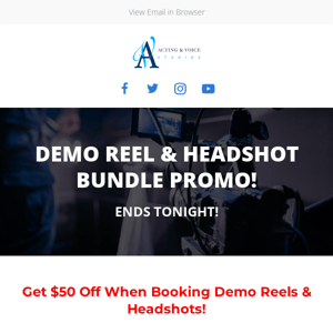 Get New Headshots & Acting Reel!