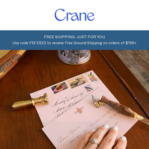 When Calligraphy Meets Crane
