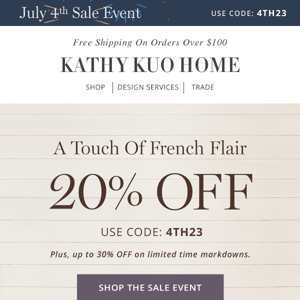 Chic French Finds (20% OFF For July 4th Sale!) ❤️🤍💙