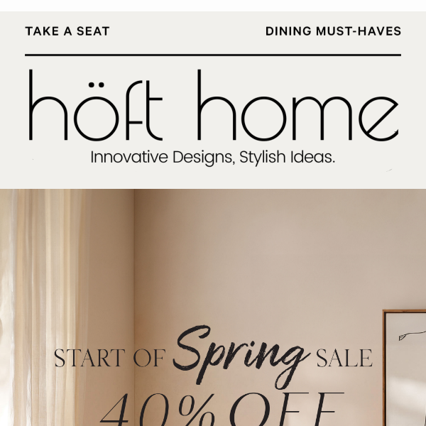 Spring into Savings: Enjoy Up to 40% Off with Our Start of Spring Sale!