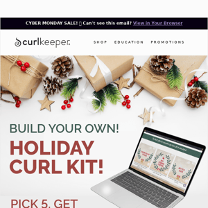 Build your own Holiday Curl Kit!