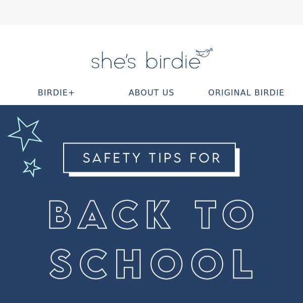 Make Safety Your Back To School Style ✨