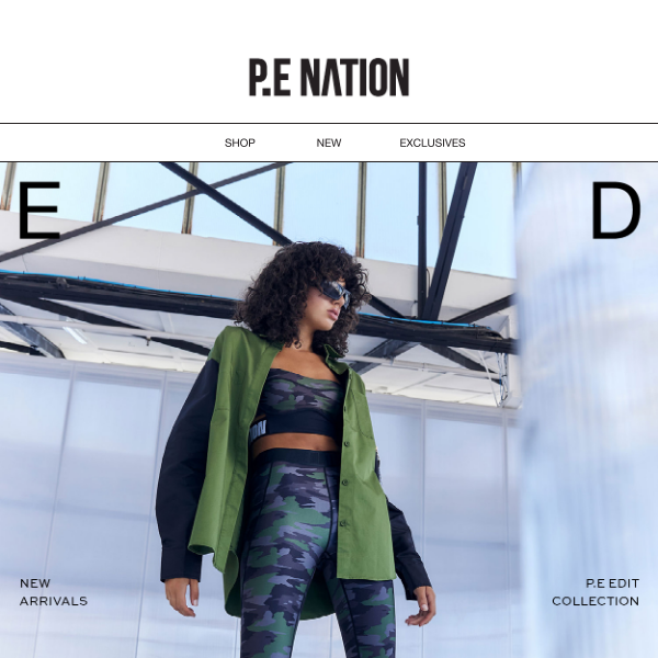 P.E EDIT. The Camo Print Capsule