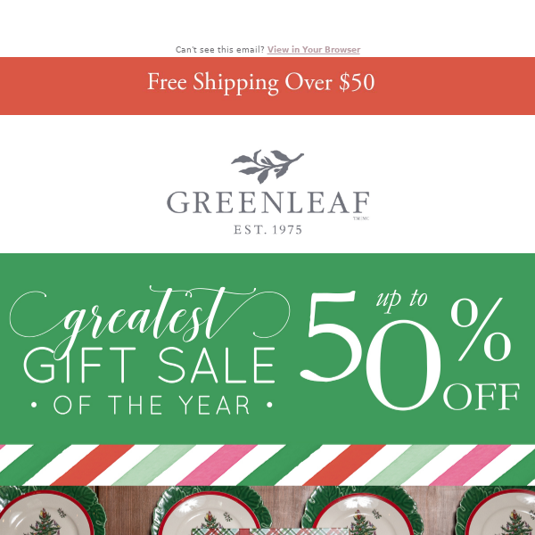 It's time to stock up on Greenleaf! 😍🎁😘