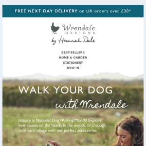 Walk your dog with Wrendale 🐶