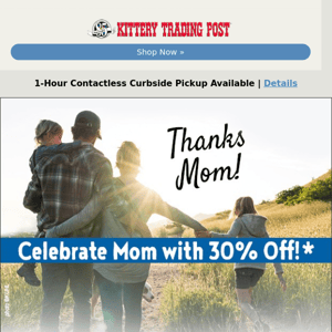 Celebrate Mom w/ 30% Off!