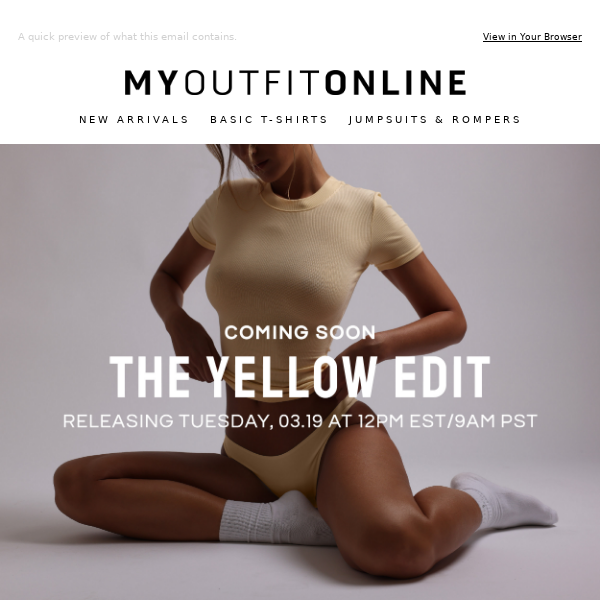 COMING SOON: THE YELLOW EDIT