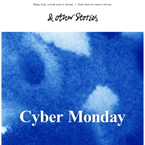 CYBER MONDAY: 25% off everything
