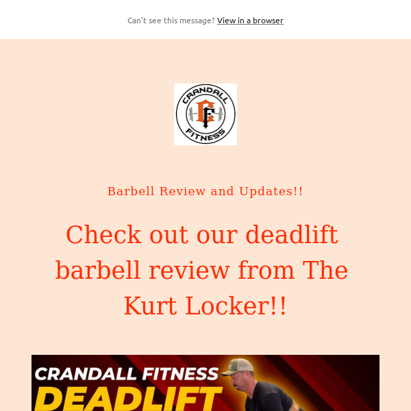 Barbell Review and Updates!!