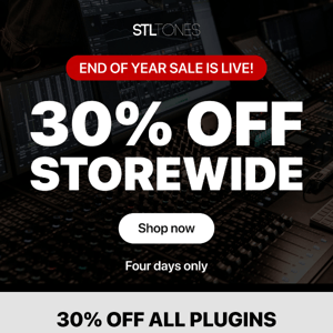 Sale is live! 30% off storewide