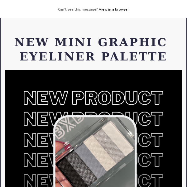 Don't Miss Out 🖤 NEW mini eyeliner palette - Blossom X Rose