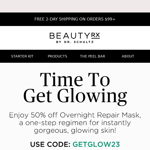 Get Instantly Glowing Skin With 50% OFF