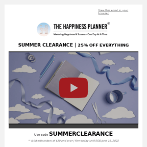 Summer Clearance | 25% Off Everything