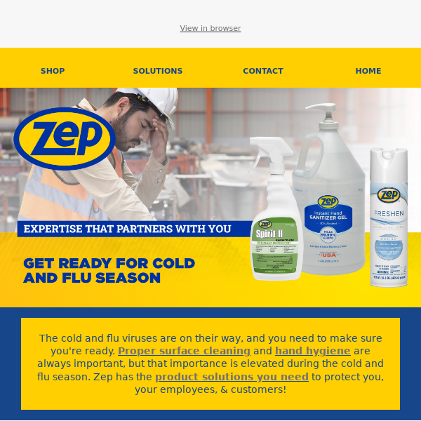 Knock Out Stubborn Grease with Ease - Zep