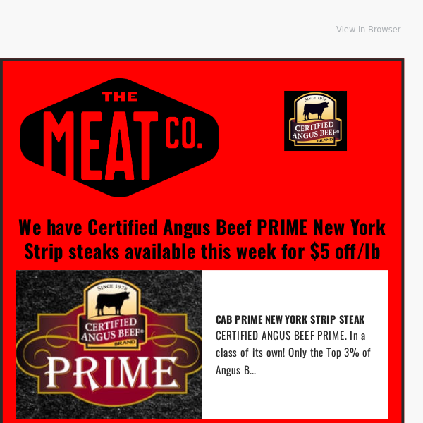 NEW Weekly Sale - Steaks, Pork Chops, Jerky Meat & More!