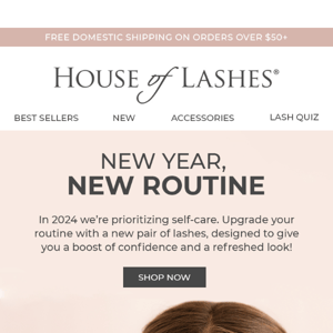 New Year, New Routine ✨ Shop Now For Up to 50% Off