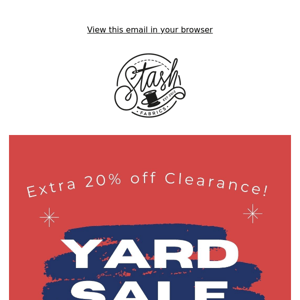 We're Having a Yard Sale! 🛍️