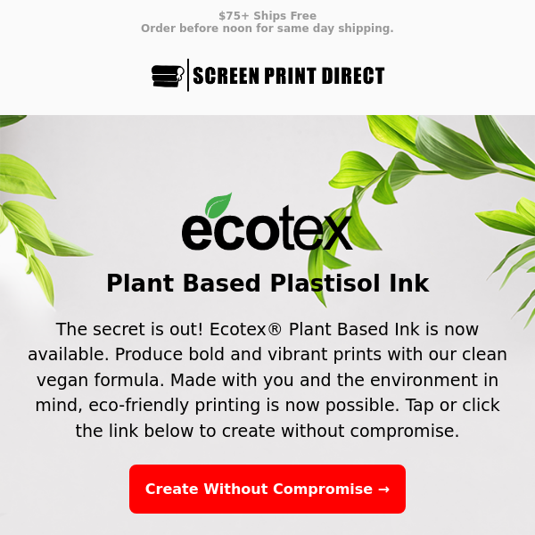 [Link Fixed] Plant Based Plastisol Ink Is Here 🍃