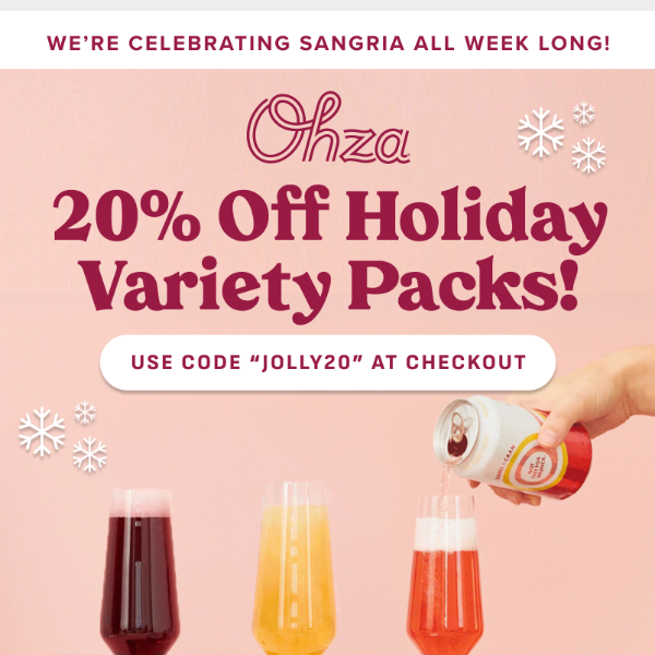 🎁 20% Off Holiday Variety Packs