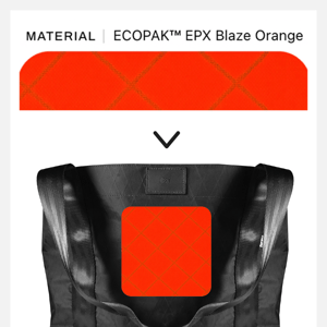Ecopak EPX Blaze Orange Cargo Hold Tote