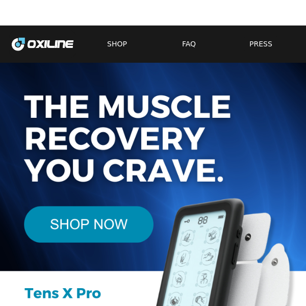 Unlock the Secret to Faster Muscle Recovery - Oxiline