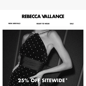 STARTS NOW | 25% Off Sitewide*