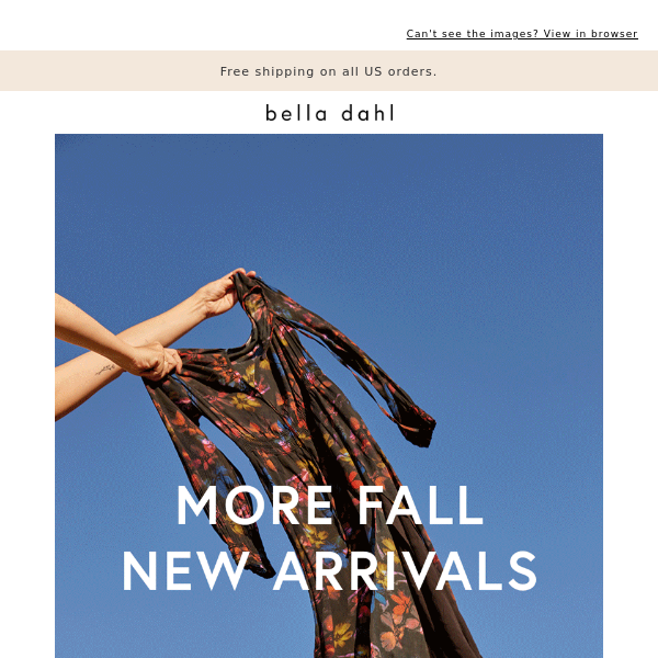 More Fall New Arrivals!