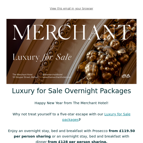 Luxury for Sale Overnight Packages