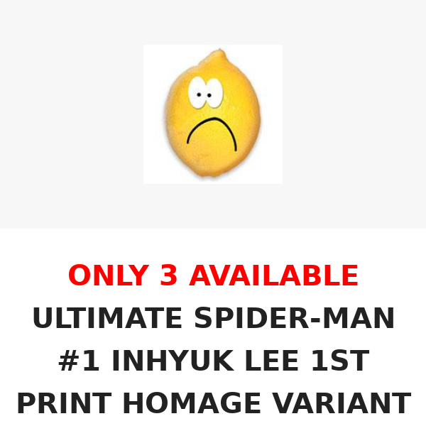 ONLY 3 AVAILABLE - ULTIMATE SPIDER-MAN #1 INHYUK LEE 1ST PRINT HOMAGE VARIANT LIMITED TO 600 COPIES WITH NUMBERED COA CGC REMARK 9.8