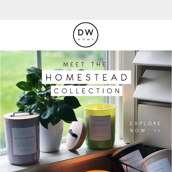 Say hello to the Homestead Collection! ☺️👋