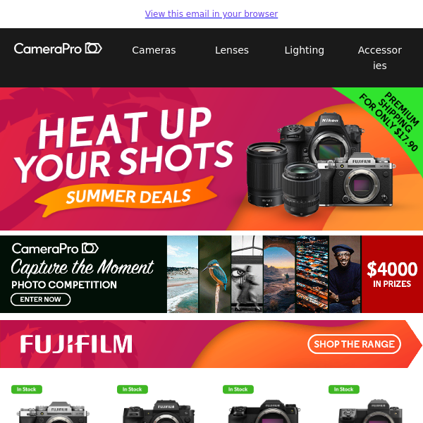 Capture the Heatwave: Summer Camera Deals!