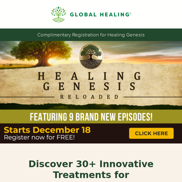 Dr. Group in Healing Genesis - More Content, Speakers