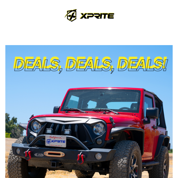 Come take advantage of these great DEALS from Xprite!