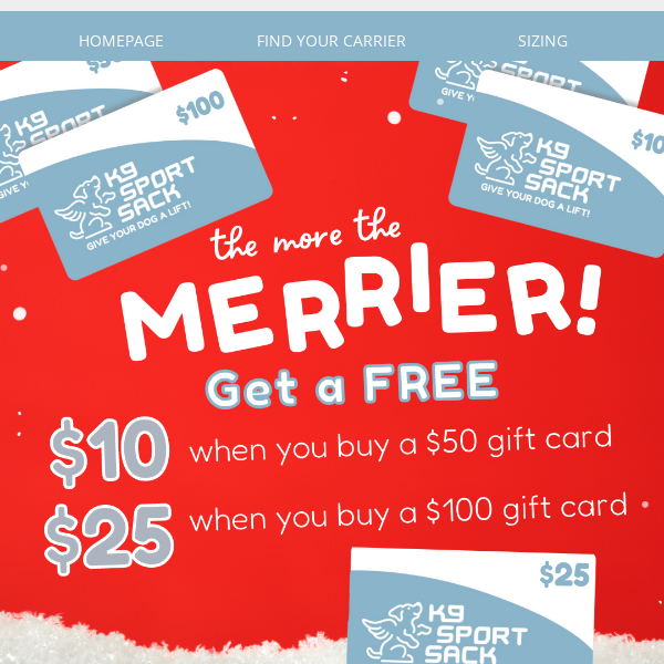 Gift Cards: Still on Sale!