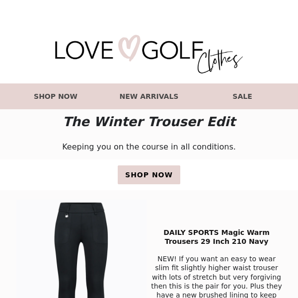 The Winter Trouser Edit