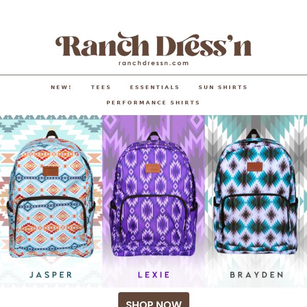 THEY'RE BACK! 3 New Styles of BACKPACKS! 🎒