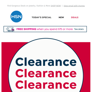 Just for You: Clearance Savings 💖